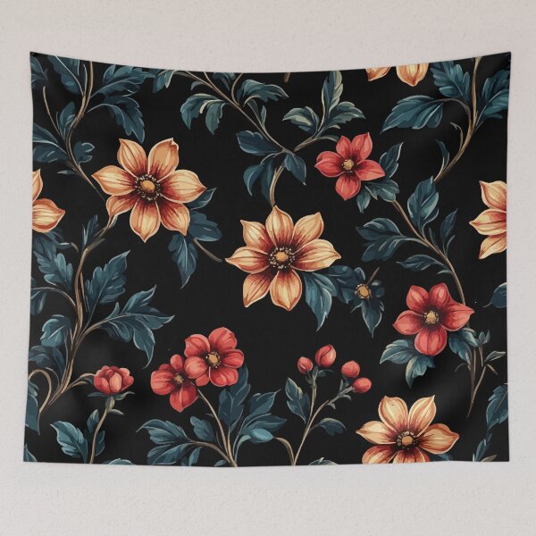 Item preview, Classic fashionable flowers pattern designed and sold by Grypis.