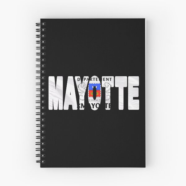 Item preview, MAYOTTE - Flag Flying in Wind cut to Letters Souvenir Sticker Shirt designed and sold by Adam Gormley.