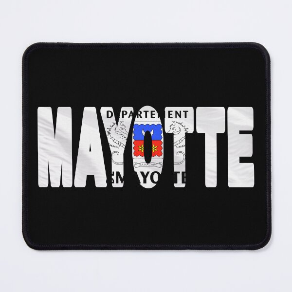 Item preview, MAYOTTE - Flag Flying in Wind cut to Letters Souvenir Sticker Shirt designed and sold by Adam Gormley.