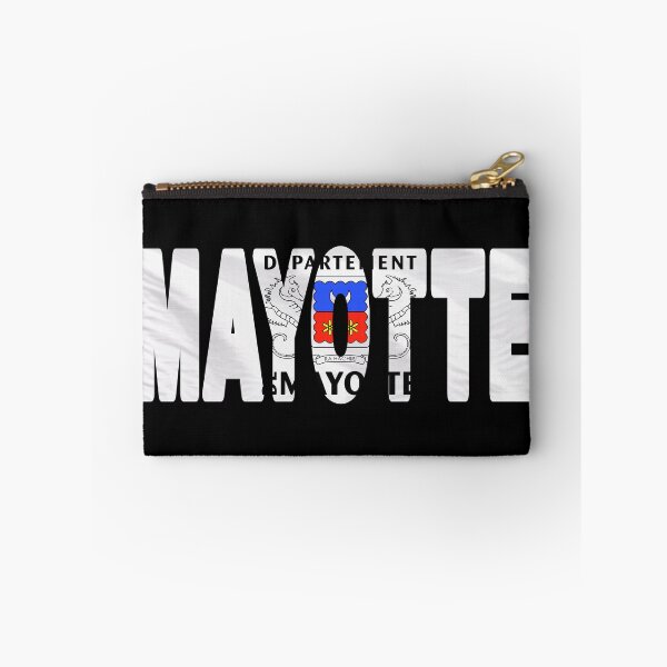 Item preview, MAYOTTE - Flag Flying in Wind cut to Letters Souvenir Sticker Shirt designed and sold by Adam Gormley.