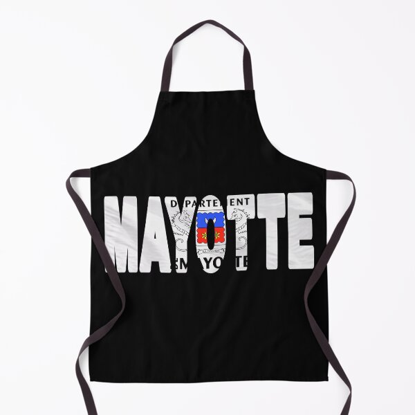 Item preview, MAYOTTE - Flag Flying in Wind cut to Letters Souvenir Sticker Shirt designed and sold by Adam Gormley.