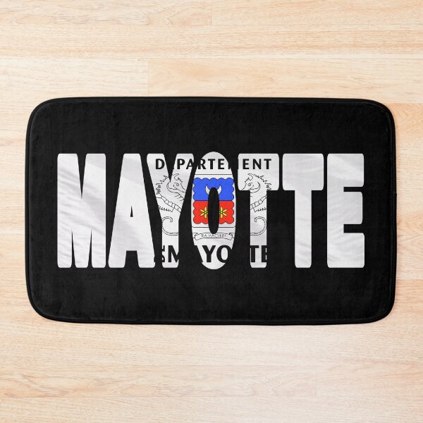 Item preview, MAYOTTE - Flag Flying in Wind cut to Letters Souvenir Sticker Shirt designed and sold by Adam Gormley.