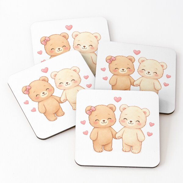 Item preview, Cute Bear Couple designed and sold by LoveLaxmi Arts.