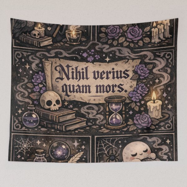Item preview, Nihil verius quam mors – Kawaii Gothic Design designed and sold by Mauswohn.