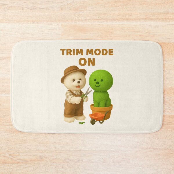 Item preview, Dog Gardener Bichon Topiary Trim Surreal  designed and sold by ZKOZKOHI.