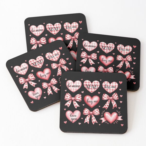 Item preview, Cute Valentine Hearts and Bows designed and sold by madmaxine110.