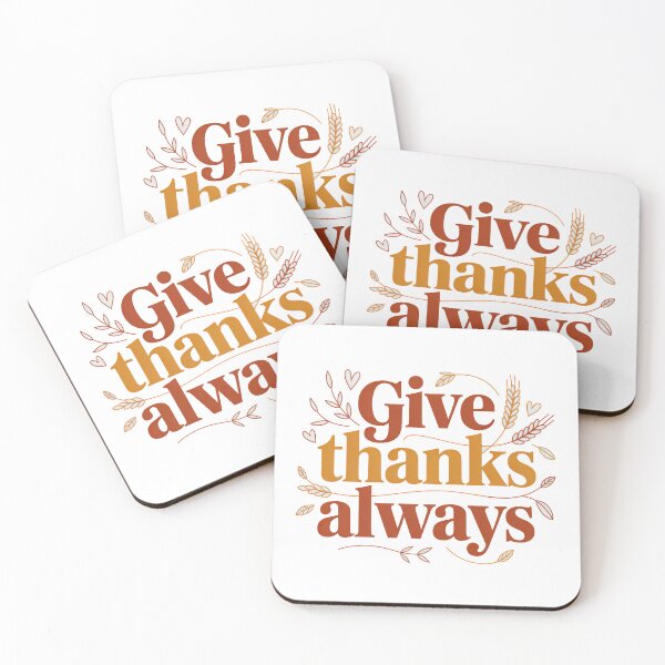 Item preview, Cute Bible Verse, Give Thanks Always designed and sold by graphic-genie.