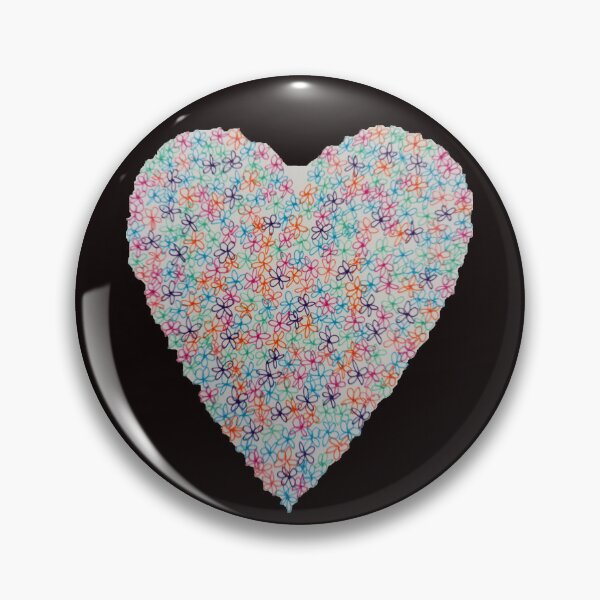 Item preview, heart of flowers designed and sold by Goozeling.