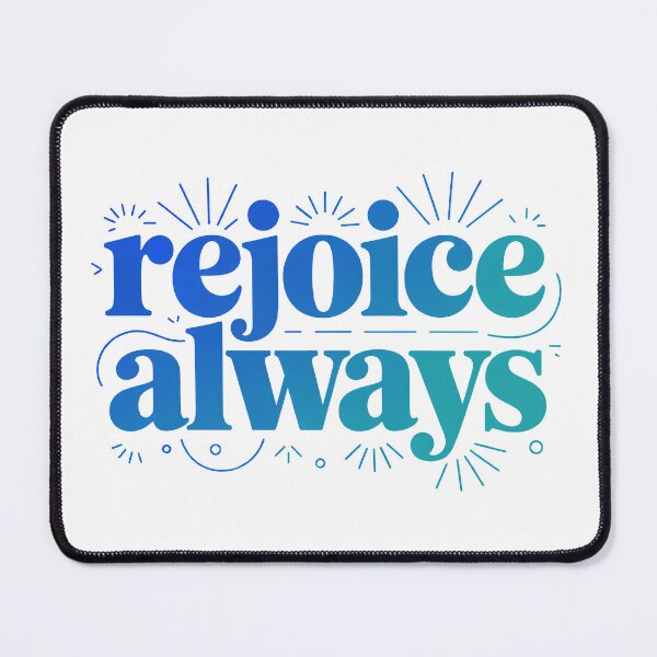 Item preview, Cute Bible Verse, Rejoice Always designed and sold by graphic-genie.