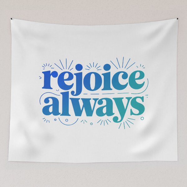 Item preview, Cute Bible Verse, Rejoice Always designed and sold by graphic-genie.