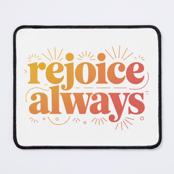 Item preview, Cute Bible Verse, Rejoice Always designed and sold by graphic-genie.