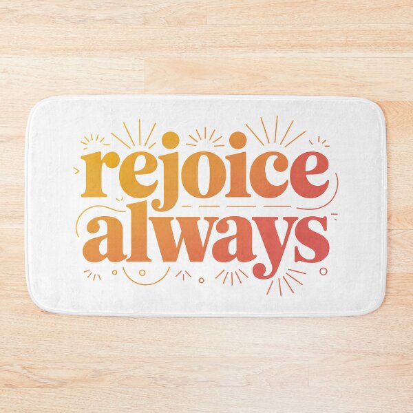 Item preview, Cute Bible Verse, Rejoice Always designed and sold by graphic-genie.