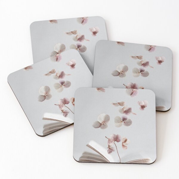 Item preview, Surreal Bookish Art | Petals Drifting from Open Book designed and sold by FlowNestStudio.
