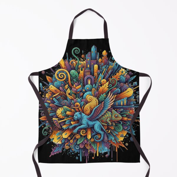 Item preview, Primal Genesis: Vibrant Abstract Fantasy Lion Explosion designed and sold by MartinxMarie.