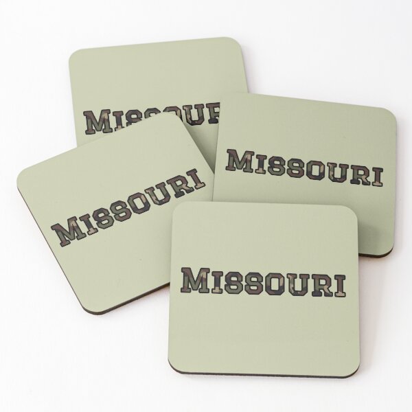 Item preview, Missouri Camo Typography – Rugged Outdoor Military Style Design designed and sold by Long Family Gifts.