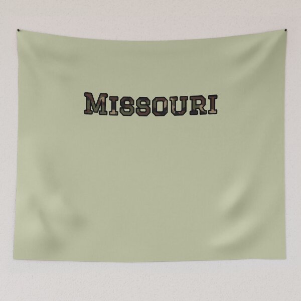 Item preview, Missouri Camo Typography – Rugged Outdoor Military Style Design designed and sold by Long Family Gifts.