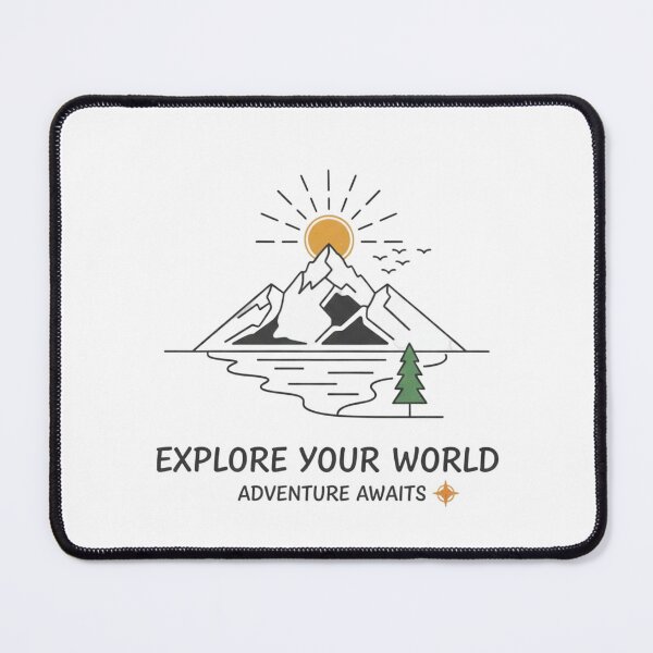 Item preview, Explore Your World – Adventure Awaits designed and sold by Jadhav Styles and Art.