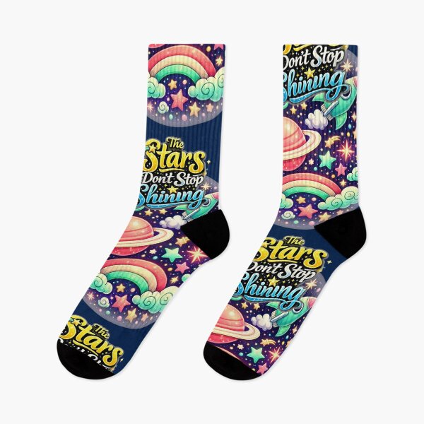 Item preview, The Stars: The Stars Don’t Stop Shining – Inspirational Illustration designed and sold by Arte Cartoon From TagTeam Group.