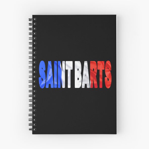 Item preview, SAINT BARTS - Flag Flying in Wind cut to Letters Souvenir Sticker Shirt designed and sold by Adam Gormley.