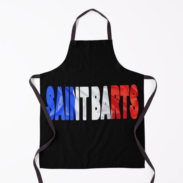 Item preview, SAINT BARTS - Flag Flying in Wind cut to Letters Souvenir Sticker Shirt designed and sold by Adam Gormley.