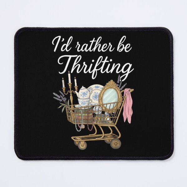 Item preview, Id Rather Be Thrifting Vintage Shopping Lover Cute Illustration designed and sold by Aladino Tamayo.