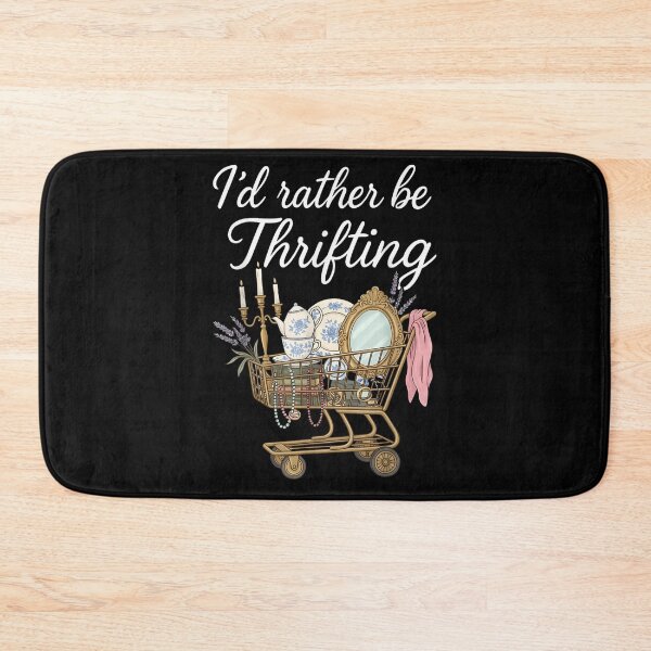 Item preview, Id Rather Be Thrifting Vintage Shopping Lover Cute Illustration designed and sold by Aladino Tamayo.