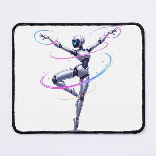 Item preview, Cybernetic Elegance: The Graceful Neon Dancing Android designed and sold by MartinxMarie.