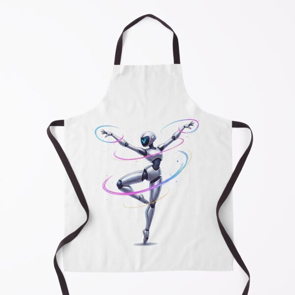 Item preview, Cybernetic Elegance: The Graceful Neon Dancing Android designed and sold by MartinxMarie.