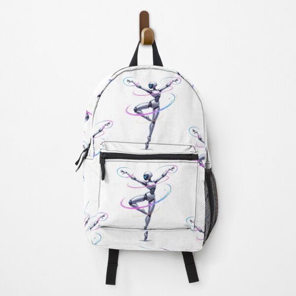 Item preview, Cybernetic Elegance: The Graceful Neon Dancing Android designed and sold by MartinxMarie.
