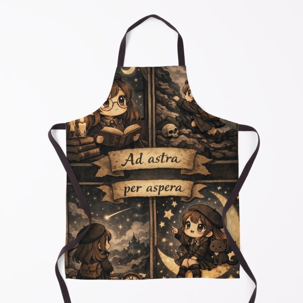 Item preview, Ad astra per aspera – Kawaii Dark Academia Journey designed and sold by Mauswohn.