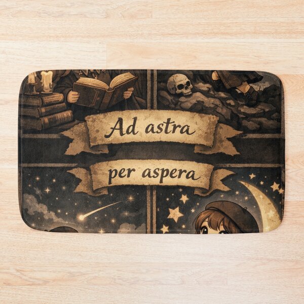 Item preview, Ad astra per aspera – Kawaii Dark Academia Journey designed and sold by Mauswohn.
