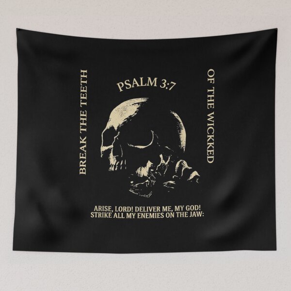 Item preview, Religious Skull Illustration With Faith Message And Dark Spiritual Aesthetic designed and sold by Aladino Tamayo.