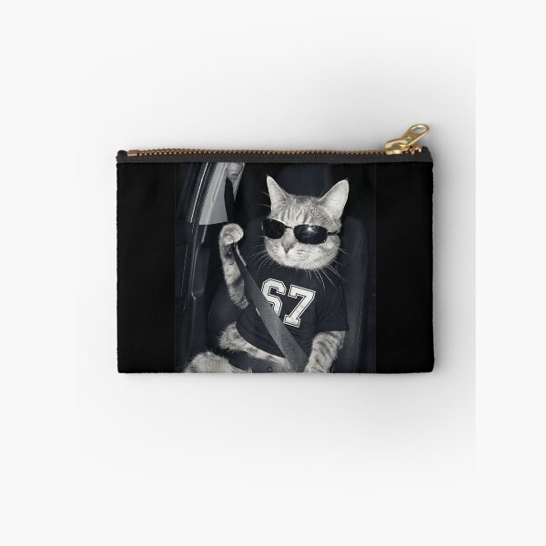 Item preview, Cool Cat Wearing Sunglasses Funny Road Trip Humor Photo Art designed and sold by SuziLope.