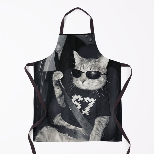 Item preview, Cool Cat Wearing Sunglasses Funny Road Trip Humor Photo Art designed and sold by SuziLope.