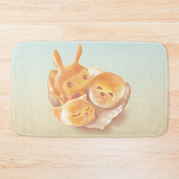 Item preview, Animal Bread Basket – Smiling Bichon, Bunny & Bear designed and sold by ZKOZKOHI.