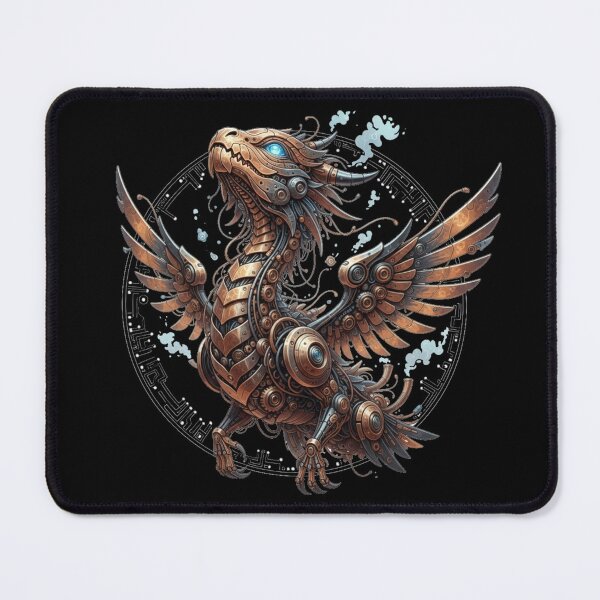 Item preview, Ancient Power Reborn: Mechanical Steampunk Dragon Art designed and sold by MartinxMarie.