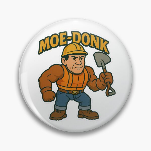 Artikelvorschau, Moe Donk Muskelprotz-Cartoon – Humor im Baubereich entworfen und verkauft von trufTeeShirts.