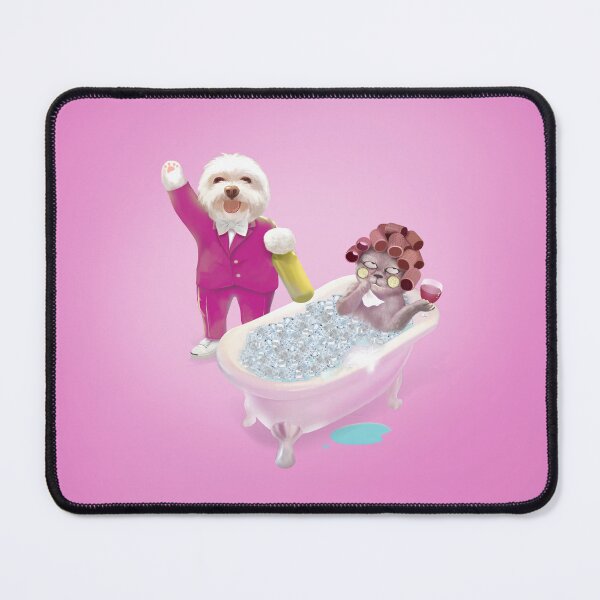 Item preview, Spa Party — Smiling Bichon & Miss Meow Cheers designed and sold by ZKOZKOHI.