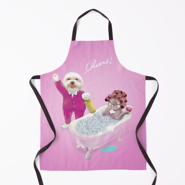 Item preview, Spa Party — Smiling Bichon & Miss Meow Cheers designed and sold by ZKOZKOHI.