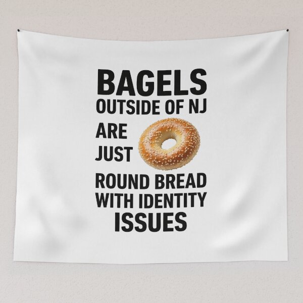 Item preview, Bagels Outside of NJ Are Just Round Bread – New Jersey Food Pride Design designed and sold by JerseyGirls.