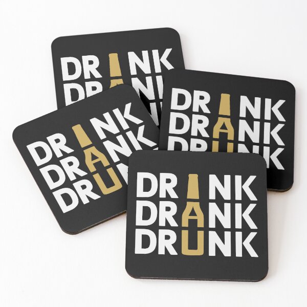 Item preview, Drink Drank Drunk Funny Drinking Humor Beer Wine Lovers designed and sold by Eh Plus Designs.