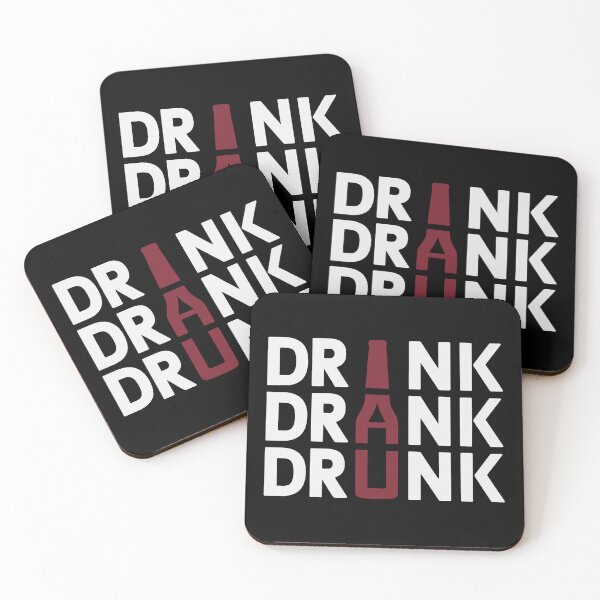 Item preview, Drink Drank Drunk Funny Drinking Humor Beer Wine Lovers designed and sold by Eh Plus Designs.