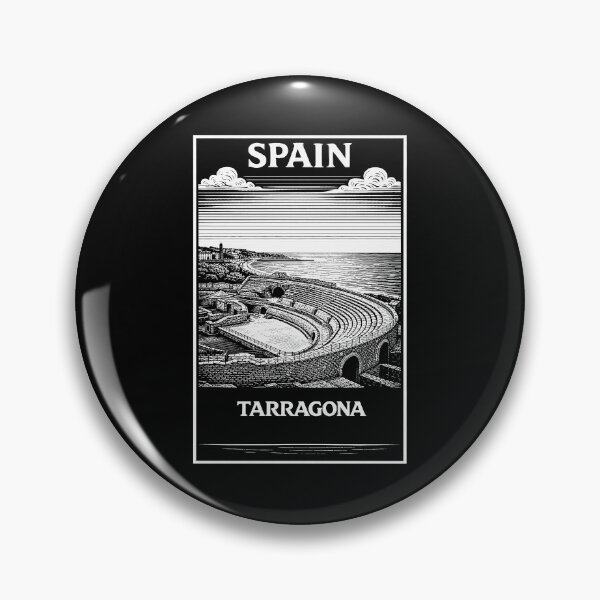 Item preview, Tarragona Spain Linocut Style  designed and sold by Thistle-TShop.