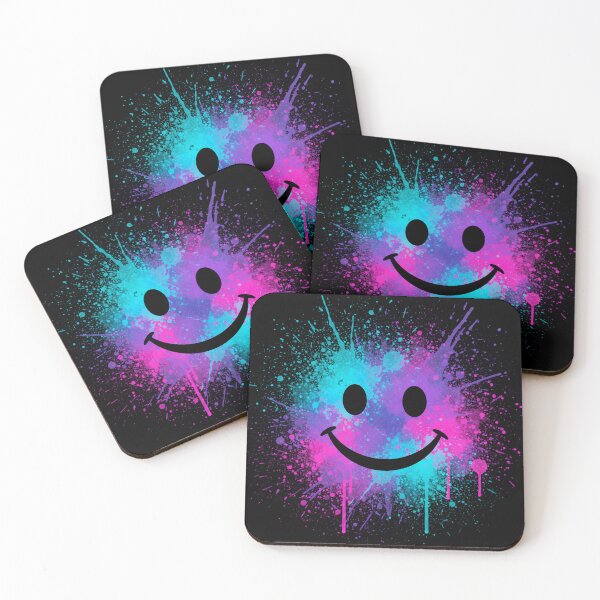Item preview, Neon Joy – Playful Smiley in Explosive Color designed and sold by PixelVibe782.