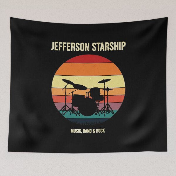Item preview, Jefferson Starship Drum Kit Retro Sunset  designed and sold by Marsattacks561.