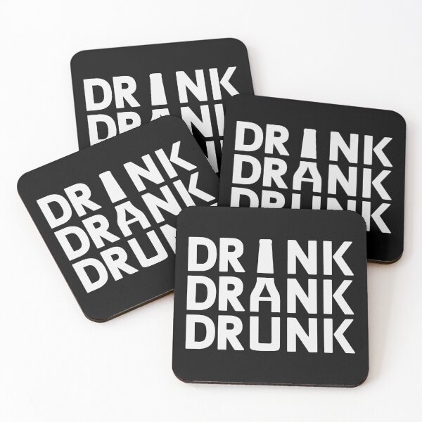 Item preview, Drink Drank Drunk Funny Drinking Humor Beer Wine Lovers designed and sold by Eh Plus Designs.