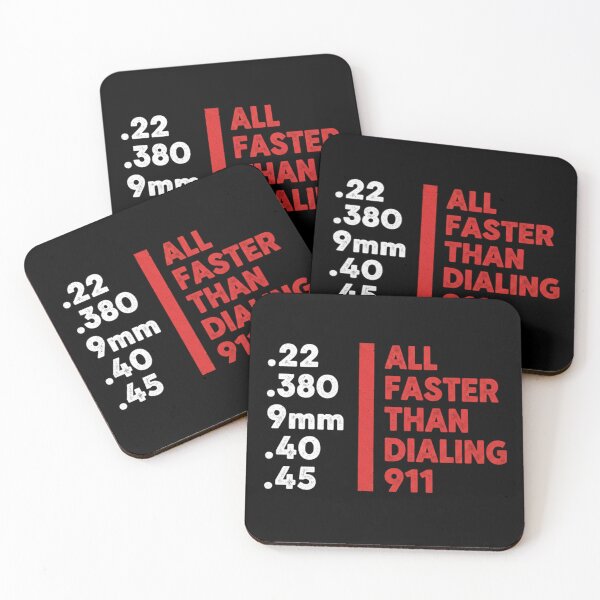 Item preview, Faster Than Dialing 911 – Pro Gun Rights 2A designed and sold by Alexis Art Collection.