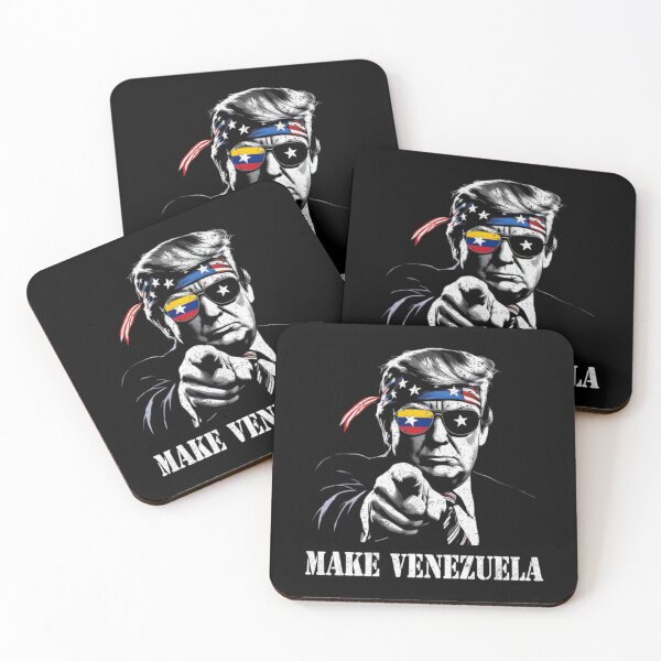 Item preview, Make Venezuela Great Again Political Satire Poster Bold Protest Art designed and sold by Chaya Reid.