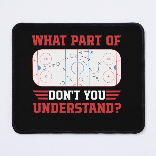 Item preview, Clean Hockey Diagram Funny Strategy T-Shirt designed and sold by LarryMBrown.