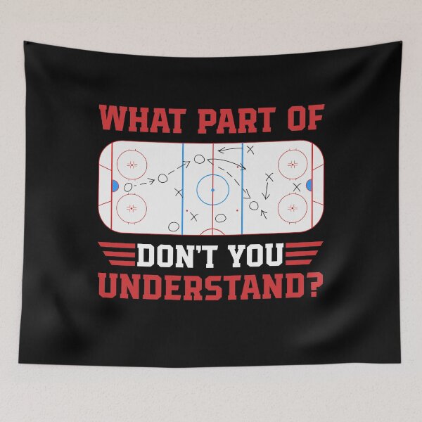 Item preview, Clean Hockey Diagram Funny Strategy T-Shirt designed and sold by LarryMBrown.